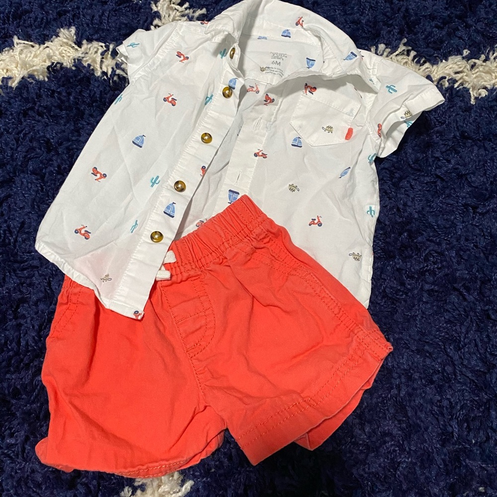 Top and Shorts